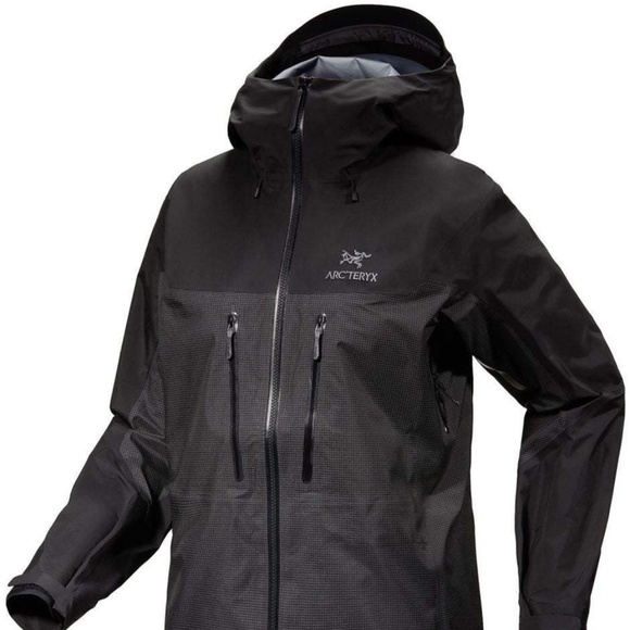 Arc'teryx Alpha Jacket Gore-Tex Waterproof Windproof Graphite/Black Large - Picture 1 of 2